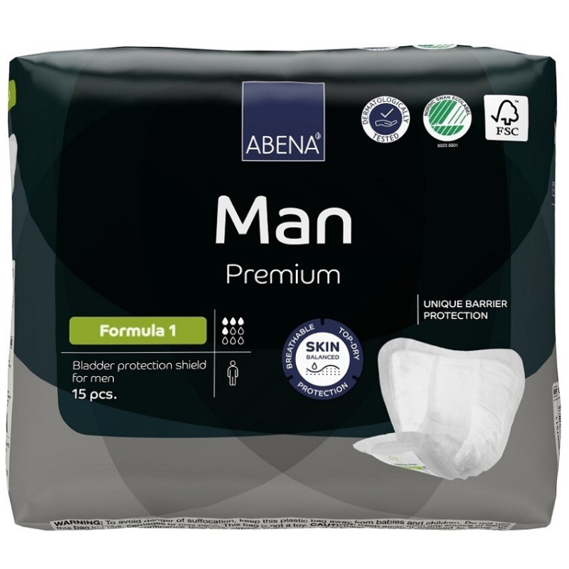 ABENA Man premium formula 1 inkontineční vložky 15 kusů