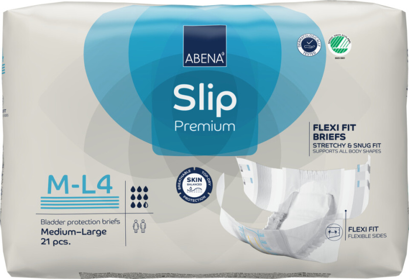 ABENA Slip flexi fit premium inkontinenční kalhotky M-L4 21 kusů