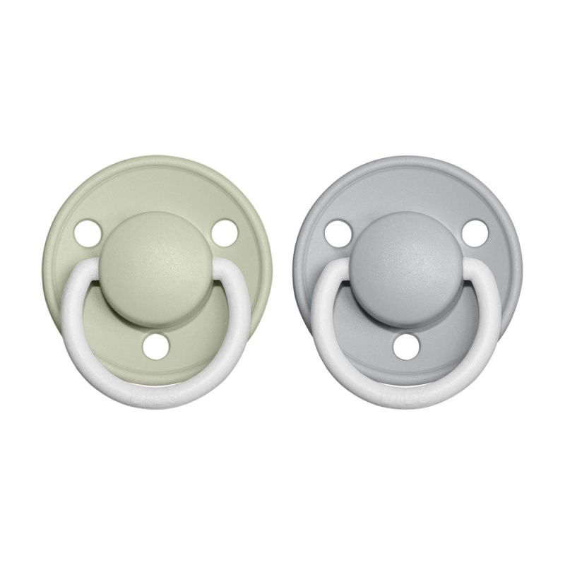 BIBS De Lux One Size dudlík Glow in the dark 2 ks