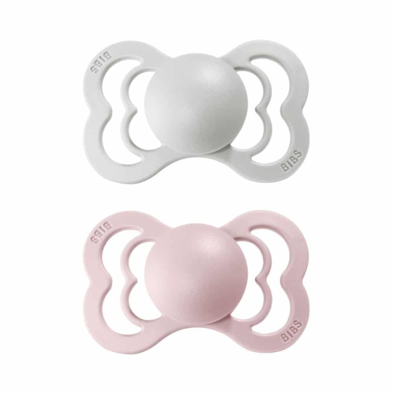 BIBS Supreme Natural Rubber Size 2: 6+ months dudlík Haze / Blossom 2 ks