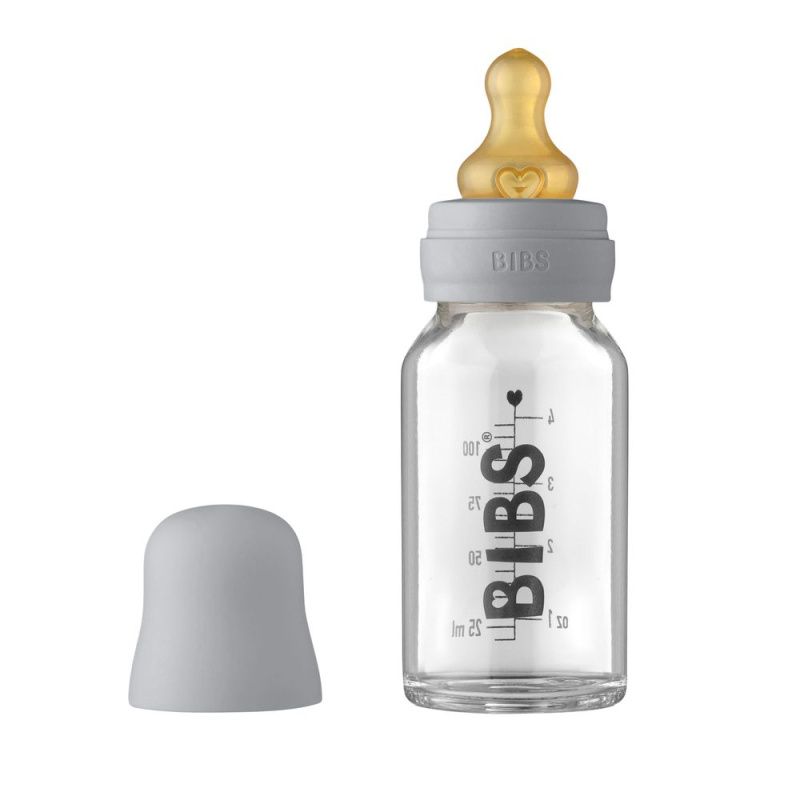 BIBS Baby Glass Bottle 110 ml kojenecká láhev Cloud 110 ml