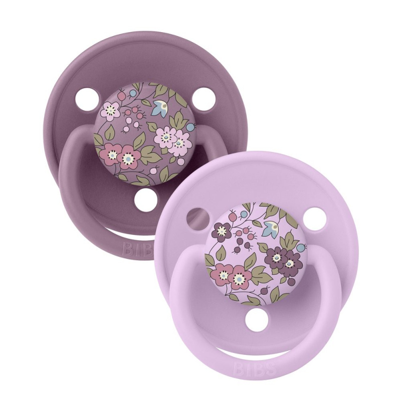 BIBS x Liberty De Lux One Size dudlík Violet Sky / Mauve 2 ks