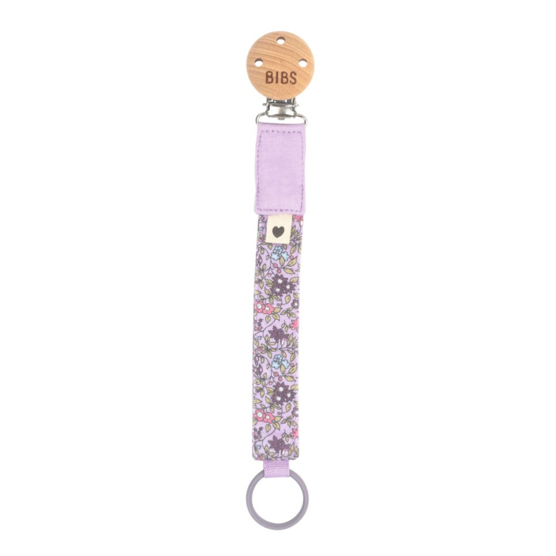 BIBS X Liberty Paci Braid klip na dudlík Violet Sky 1 ks