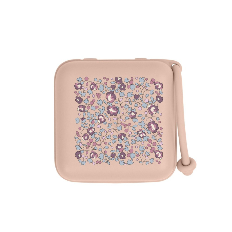 BIBS X Liberty Dummy Case krabička na dudlík Blush 1 ks