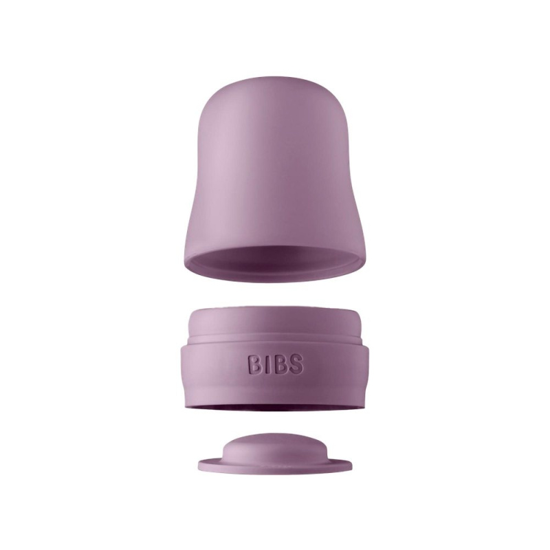 BIBS Baby Glass Bottle Cap šroubovací uzávěr na láhev Mauve 1 ks