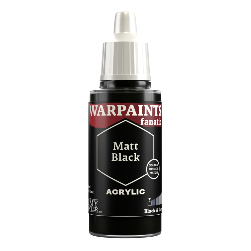 Army Painter: Warpaints Fanatic - Matt Black