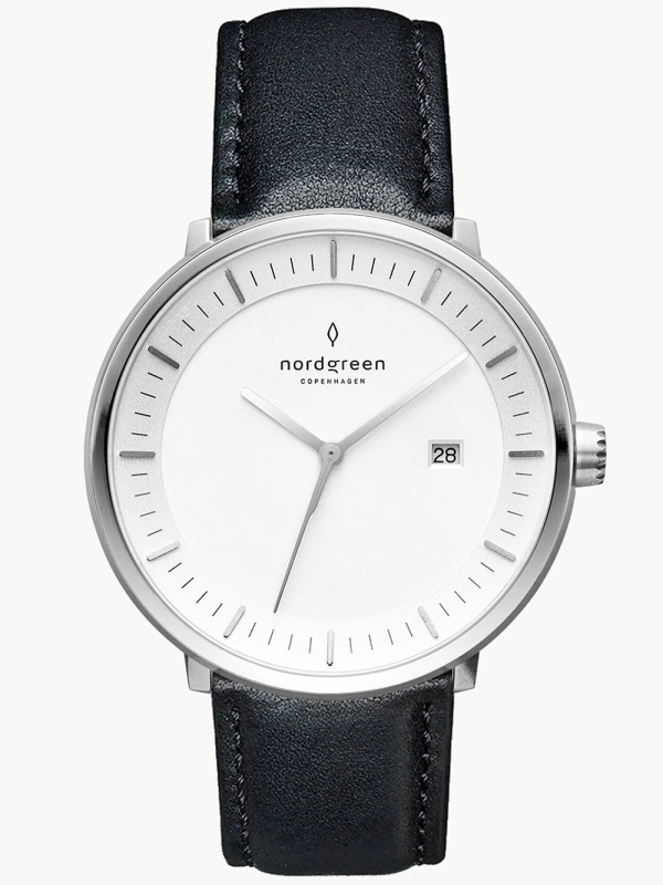 Nordgreen PH40SILEBLXX Philosopher 40mm 3ATM