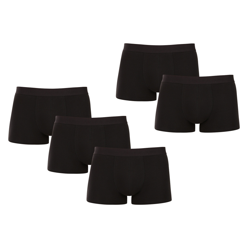 5PACK pánské boxerky Jack and Jones černé (12176266) S, trenky / trenýrky