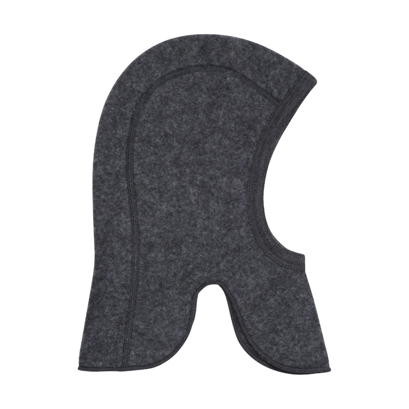 Dětská merino kukla šedá Antracit FIXONI Velikost: 48cm (vel 86)