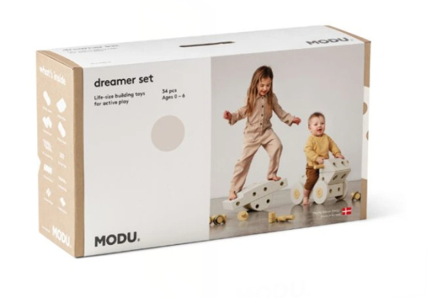 MODU - Stavebnice Dreamer Set Sand Grey / Honey Yellow MODU
