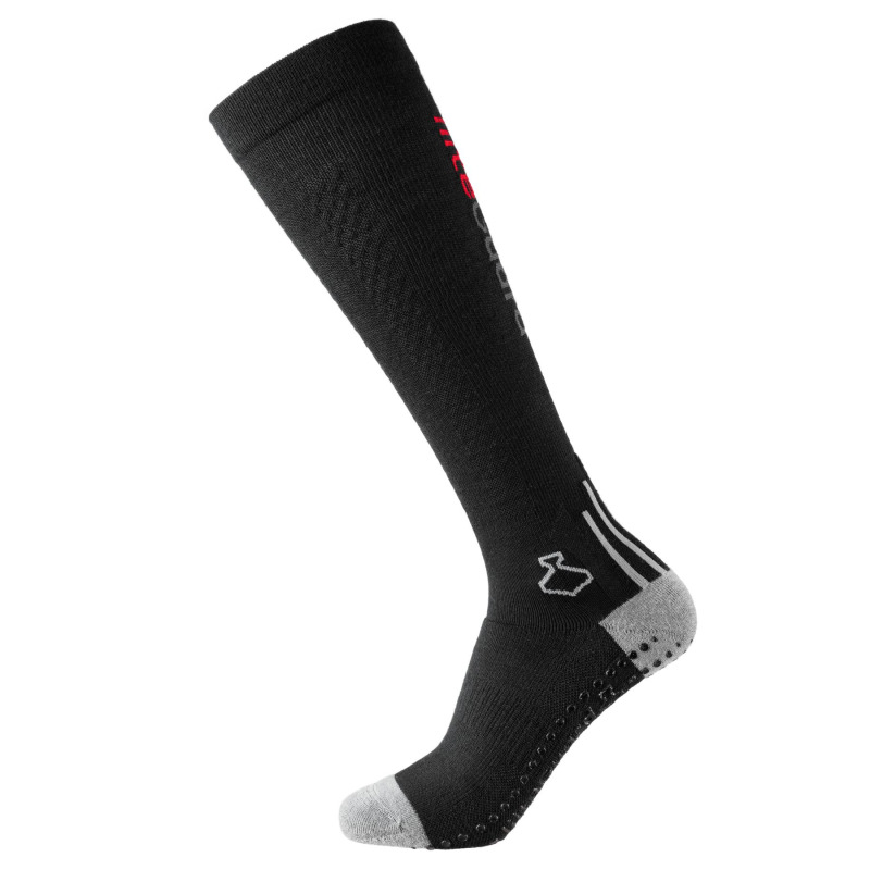 Liiteguard Merino Shin-Tech Grip běžecká ponožka, černá