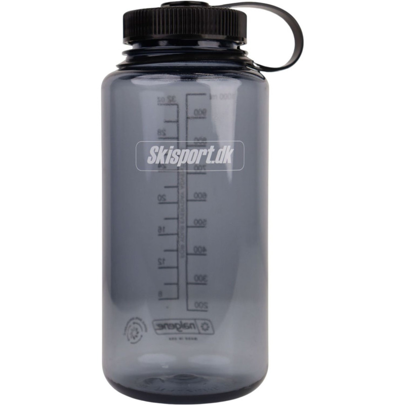 Nalgene wide mouth sustain, láhev na pití, 1000 ml, Skisport.dk, šedá
