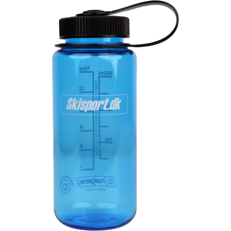 Nalgene wide mouth sustain, láhev na pití, 500 ml, Skisport.dk, modrá