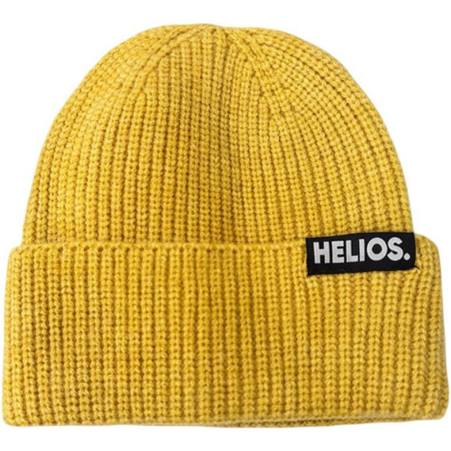 Helios Merino One, čepice, žlutá