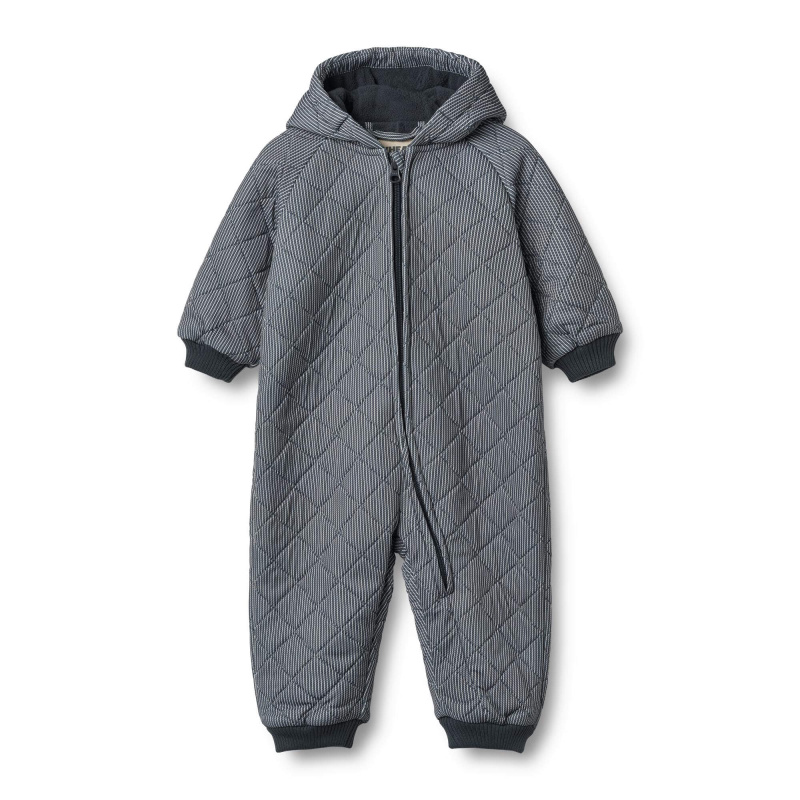 Dětská termo kombinéza Ink stripe CUDDLE WHEAT Velikost: 92