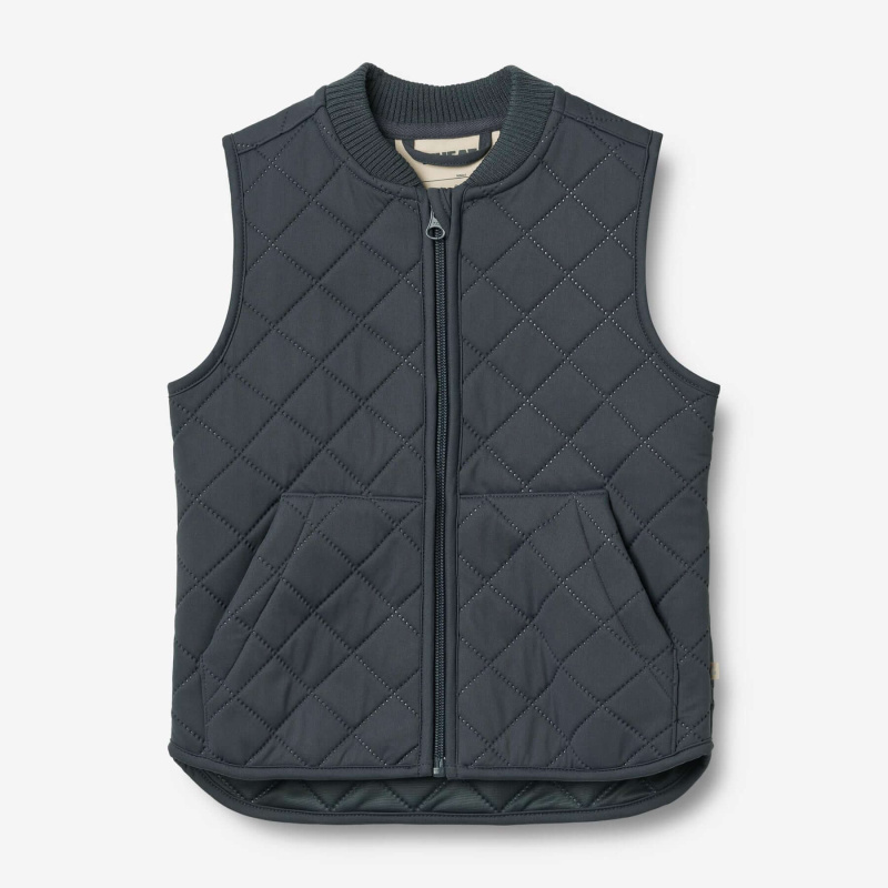 Dětská termo vesta Gilet Ede modrá Ink WHEAT Velikost: 92