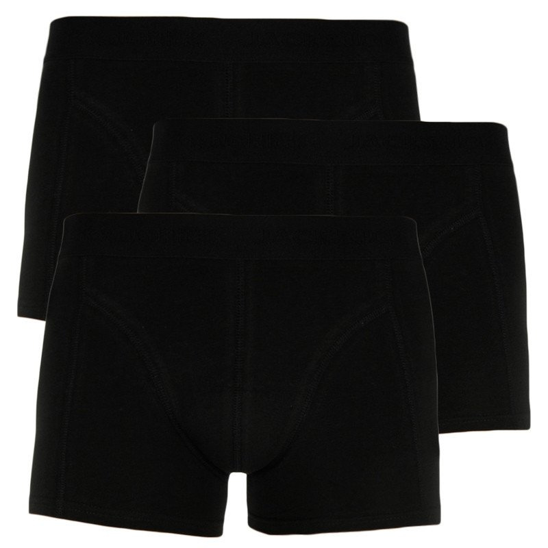 3PACK pánské boxerky Jack and Jones černé (12127816 - black) XXL, trenky / trenýrky