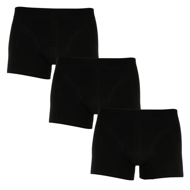 3PACK pánské boxerky Jack and Jones černé (12127816 - black) XL, trenky / trenýrky