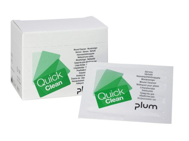 Plum Safety Plum QuickClean ubrousky na rychlé ošetření drobných poranění bal. 20ks