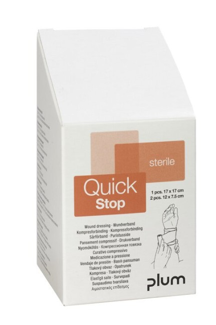 Plum Safety Plum QuickStop sada sterilních kompresních obvazů