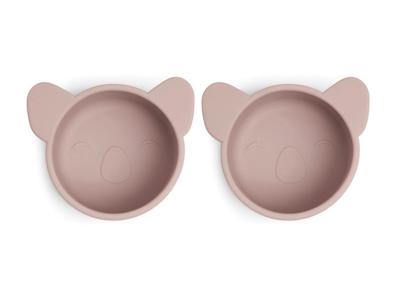 NUUROO Rosa silikonové mističky koala woodrose - 2 ks