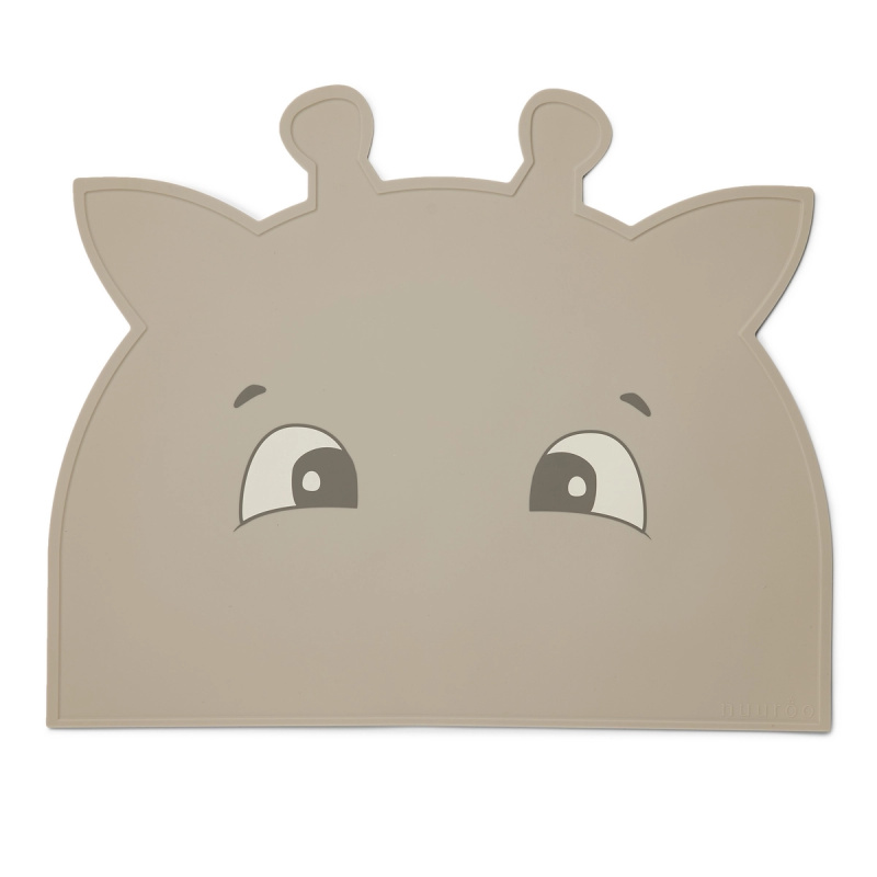 NuuRoo Albert silikonové prostírání giraffe cobblestone