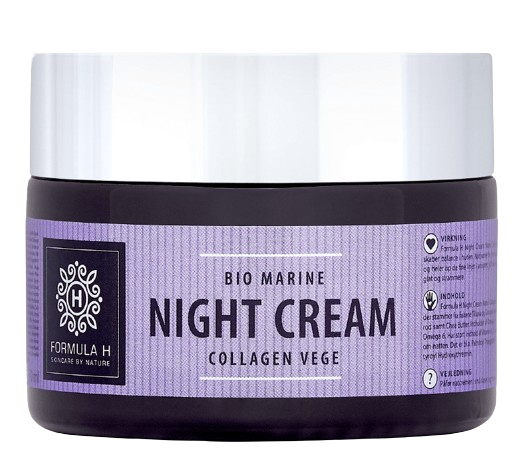 Formula H Noční krém Bio s mořským kolagenem, 50ml
