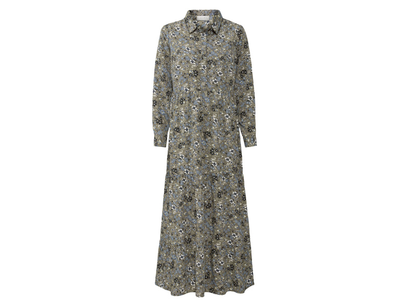 Adpt Dámské maxi šaty Melanie (zelená, L)