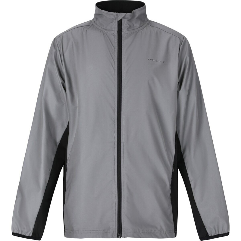 Dětská běžecká reflexní bunda Endurance Peelier Jr Light The Night Jacket - velikost 10