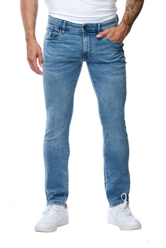 Pánské džíny  Indicode Coil-Jogger modré - 32/34