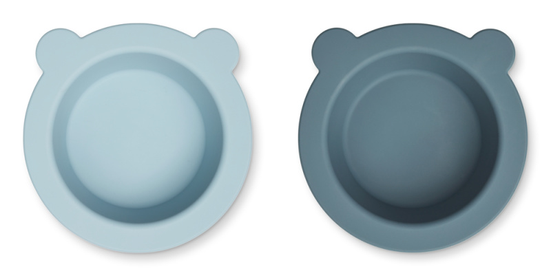 LIEWOOD Sada misek Peony -  Sea blue / Whale blue
