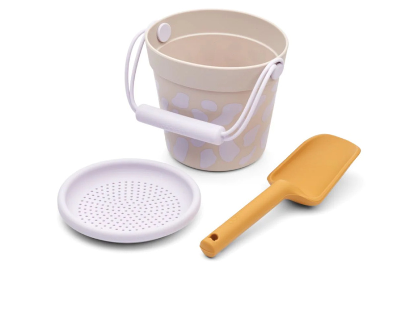 LIEWOOD Plážový set na písek Elmo - Leo / Misty lilac
