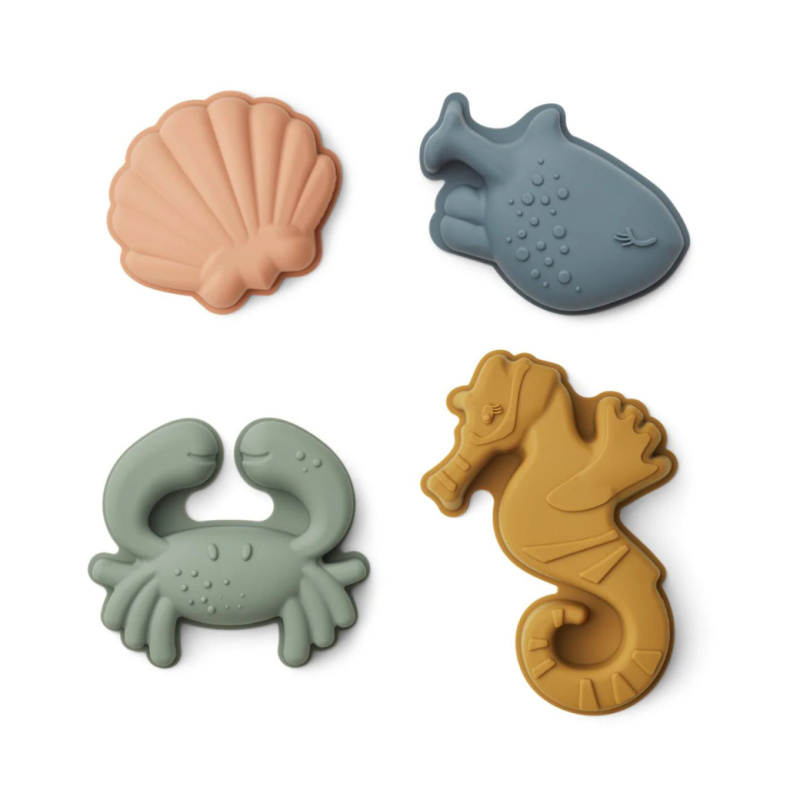 LIEWOOD Formy na písek Gill - Sea creature / Sandy