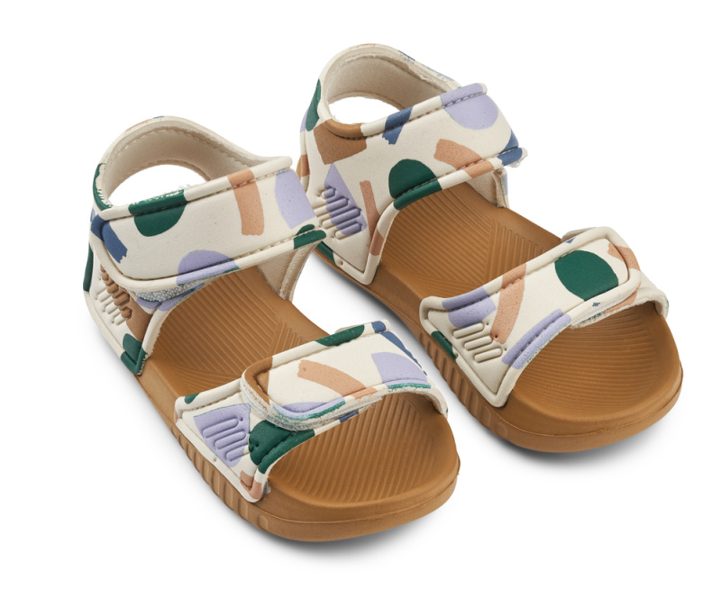 LIEWOOD Sandály Blumer - Paint stroke/Sandy Velikost: 21