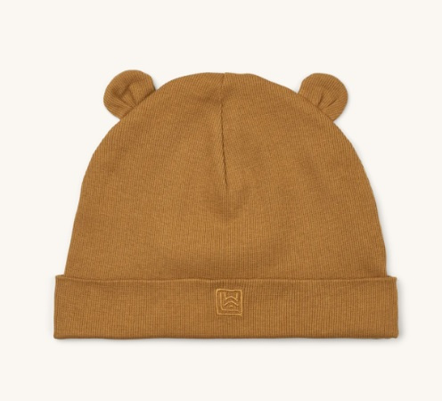 LIEWOOD Čepice Renna - Golden caramel Velikost: 9-12m