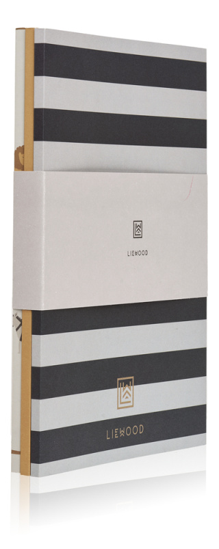 LIEWOOD Sada zápisníků Sidney - All together/Stripe mix