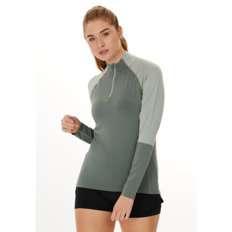 Dámské běžecké tričko Endurance Abbye W Midlayer - velikost 44