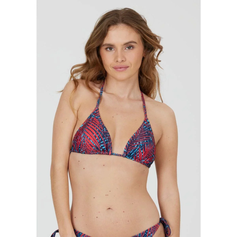 Dámský vršek plavek Cruz Monica W Triangle Printed Bikini Top Velikost: 44
