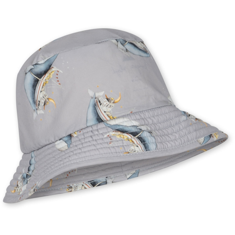 KONGES SLOJD Bucket klobouk ASNOU - WHALE BOAT Velikost: 12-18m