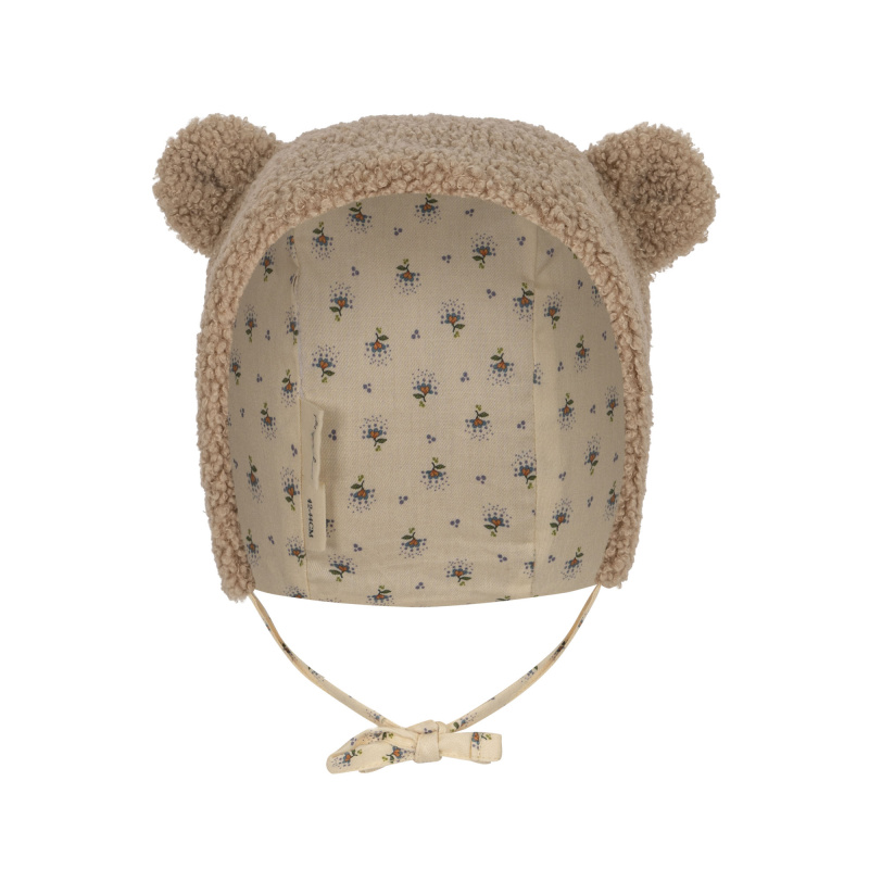 KONGES SLOJD Čepice GRIZZ - OXFORD TAN Velikost: 3-6m