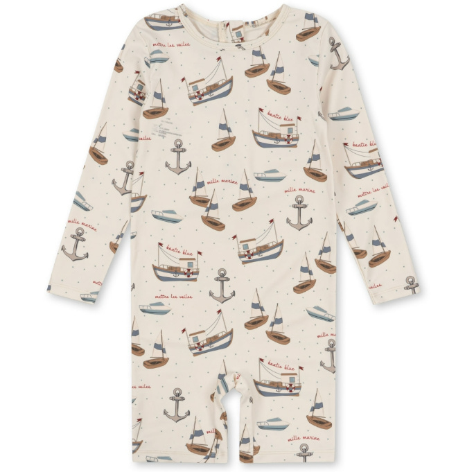 KONGES SLOJD Plavecký overal - ASTER / SAIL AWAY Velikost: 4y
