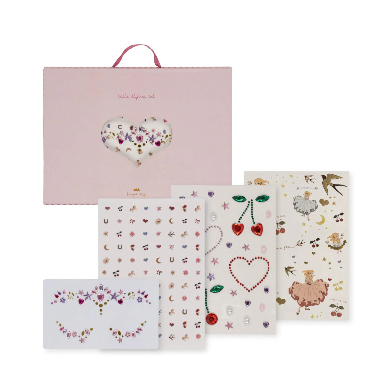 KONGES SLOJD Kreativní sada tetovaček - BLUSH MIX