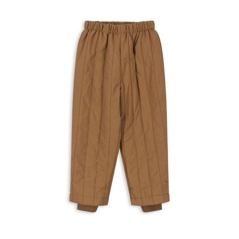 KONGES SLOJD Thermo kalhoty JUNO - TOBACCO BROWN Velikost: 2y