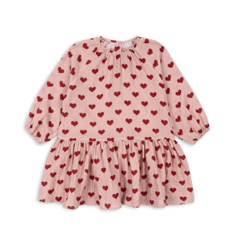 KONGES SLOJD Šaty COCO - AMOUR MELLOW Velikost: 5-6y