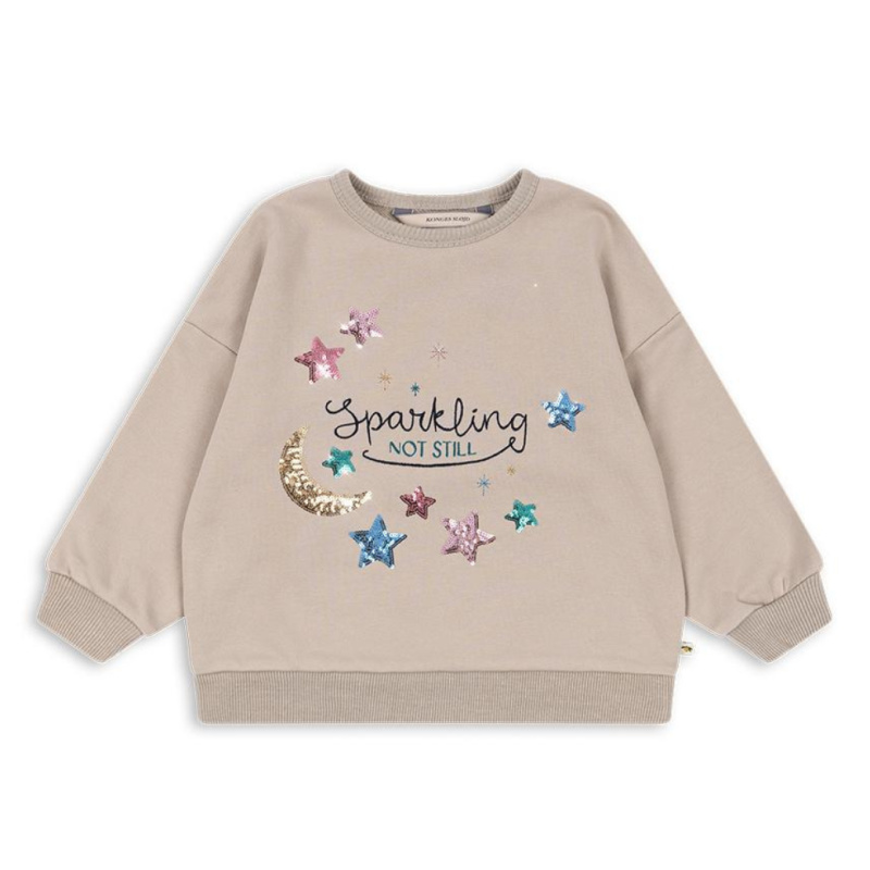 KONGES SLOJD Mikina LOU SEQUIN - FRENCH OAK Velikost: 2y