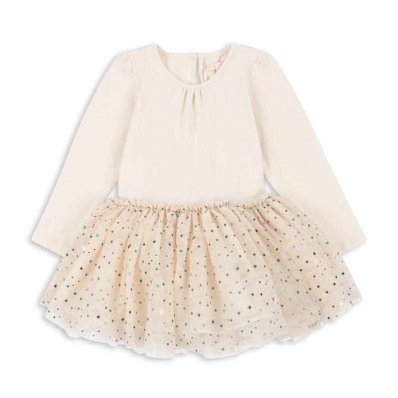 KONGES SLOJD Šaty Balerina Fairy - ETOILE GREEN Velikost: 3y