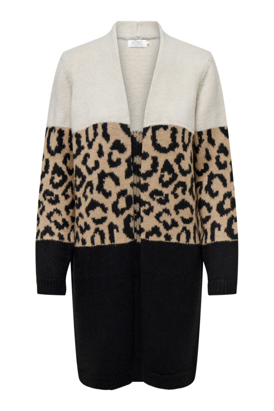 Leopardí vzorovaný cardigan Only