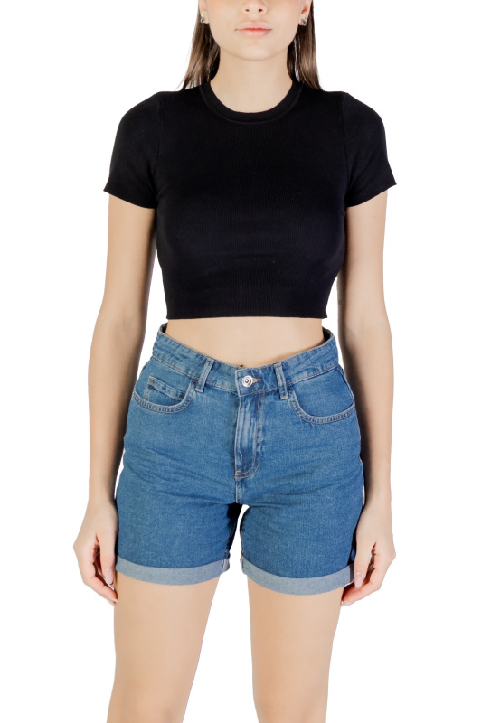 Jacqueline De Yong černý crop top