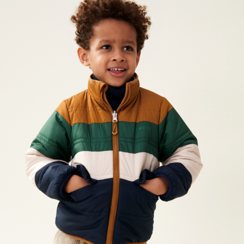 LIEWOOD Oboustranná bunda Maxson - Classic navy multi mix Velikost: 104