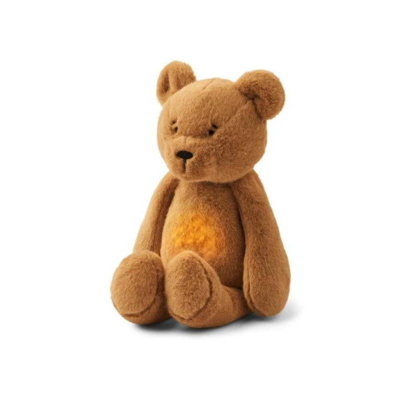 LIEWOOD Světlo/repráček Hattie medvídek - Golden caramel